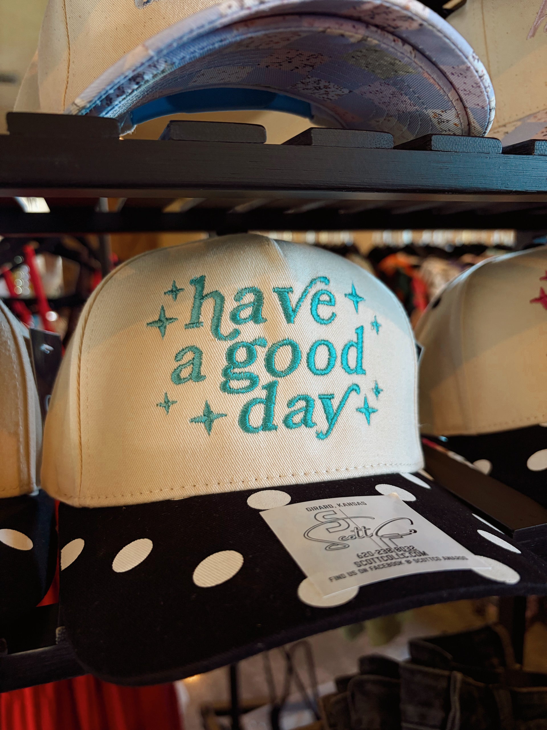 Have a good day poka dot trucker