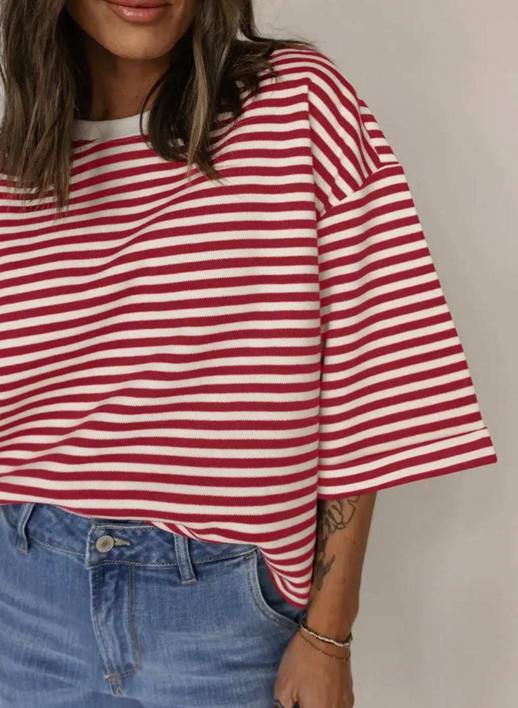 Striped Bow Tied Tee