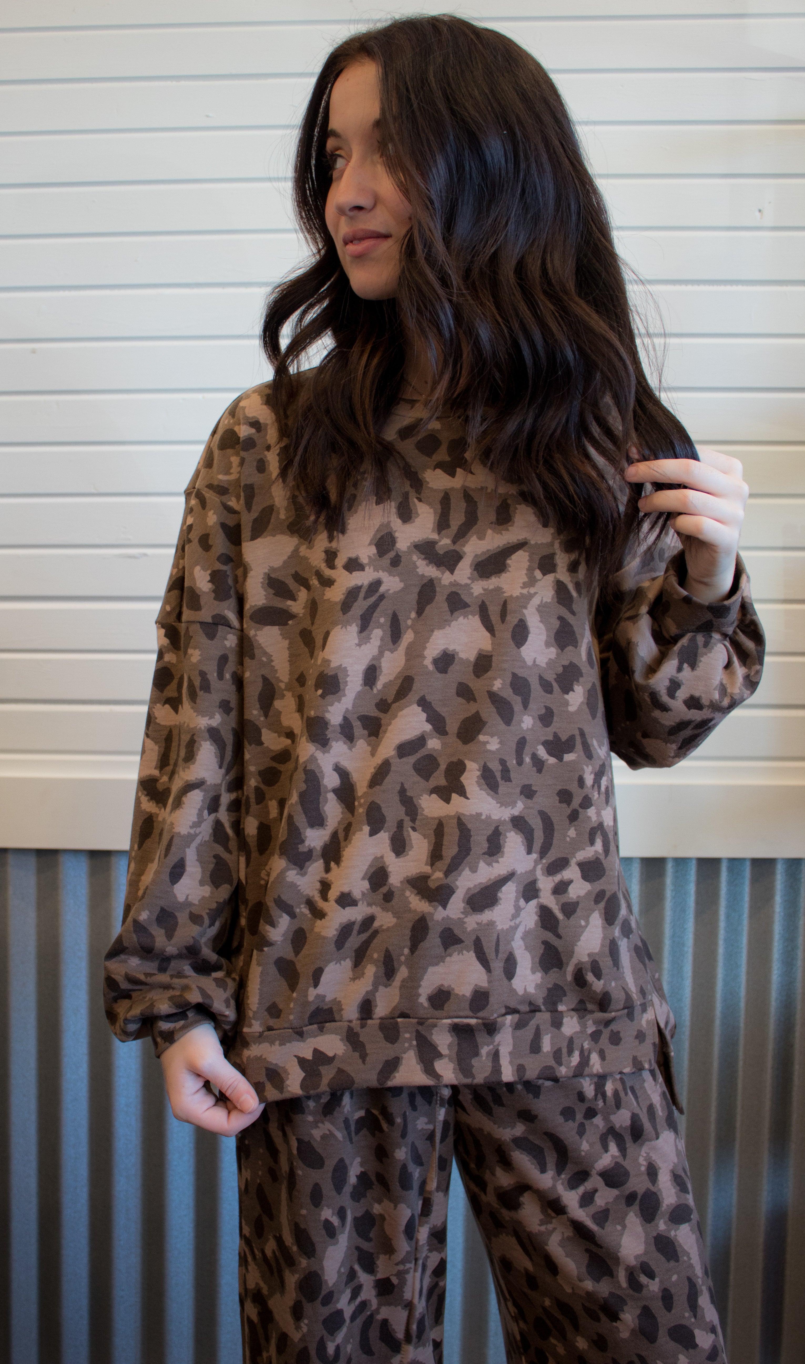 Leopard Lounge Set