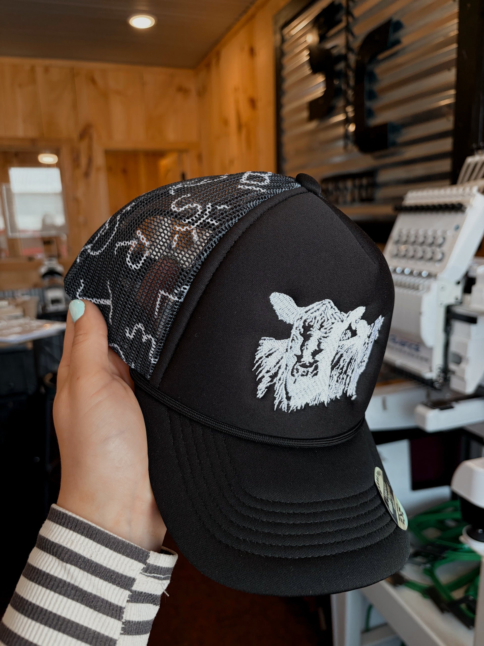 Branded Cattle Pair Foam Trucker hat