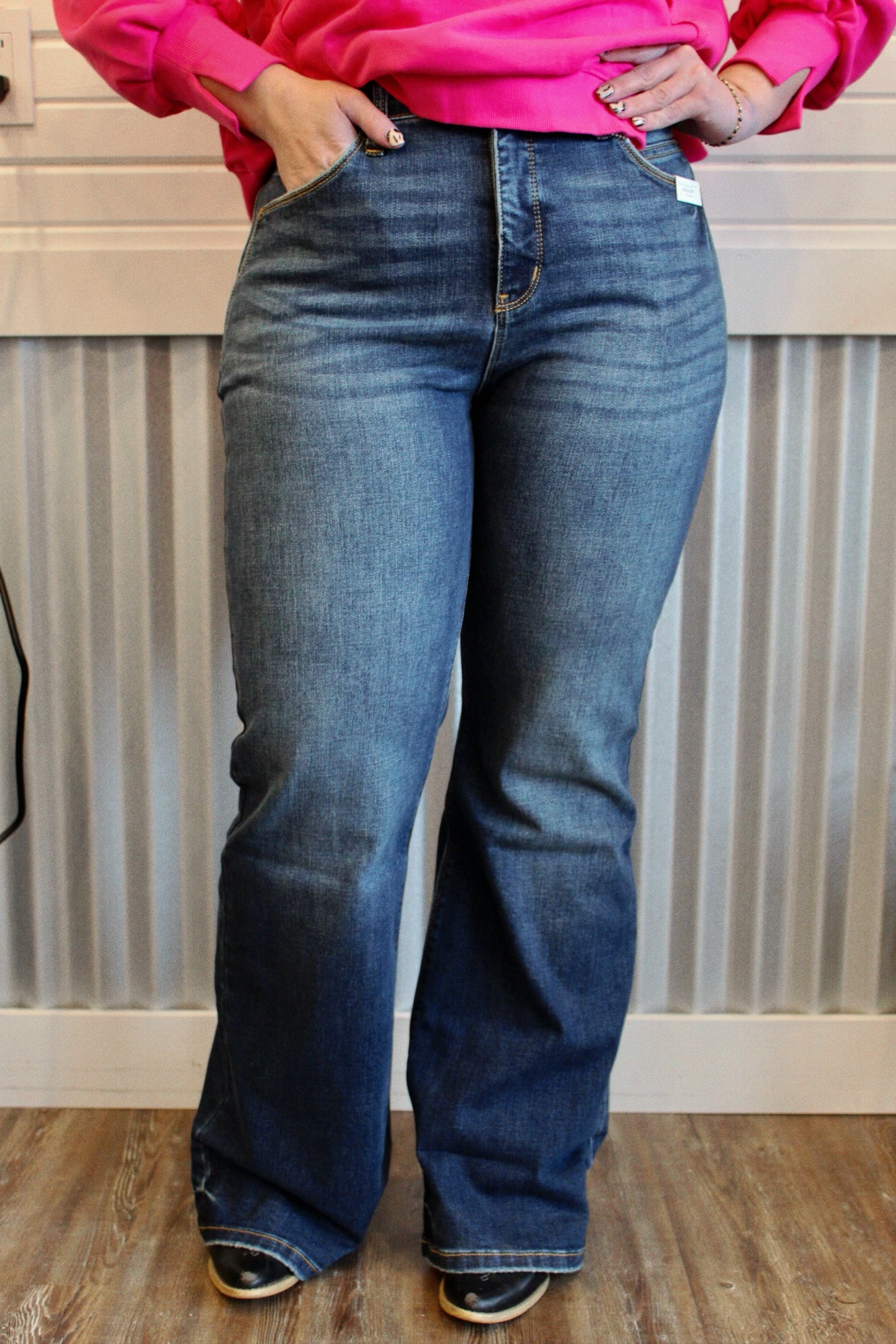 Tummy control high rise holly flare jeans