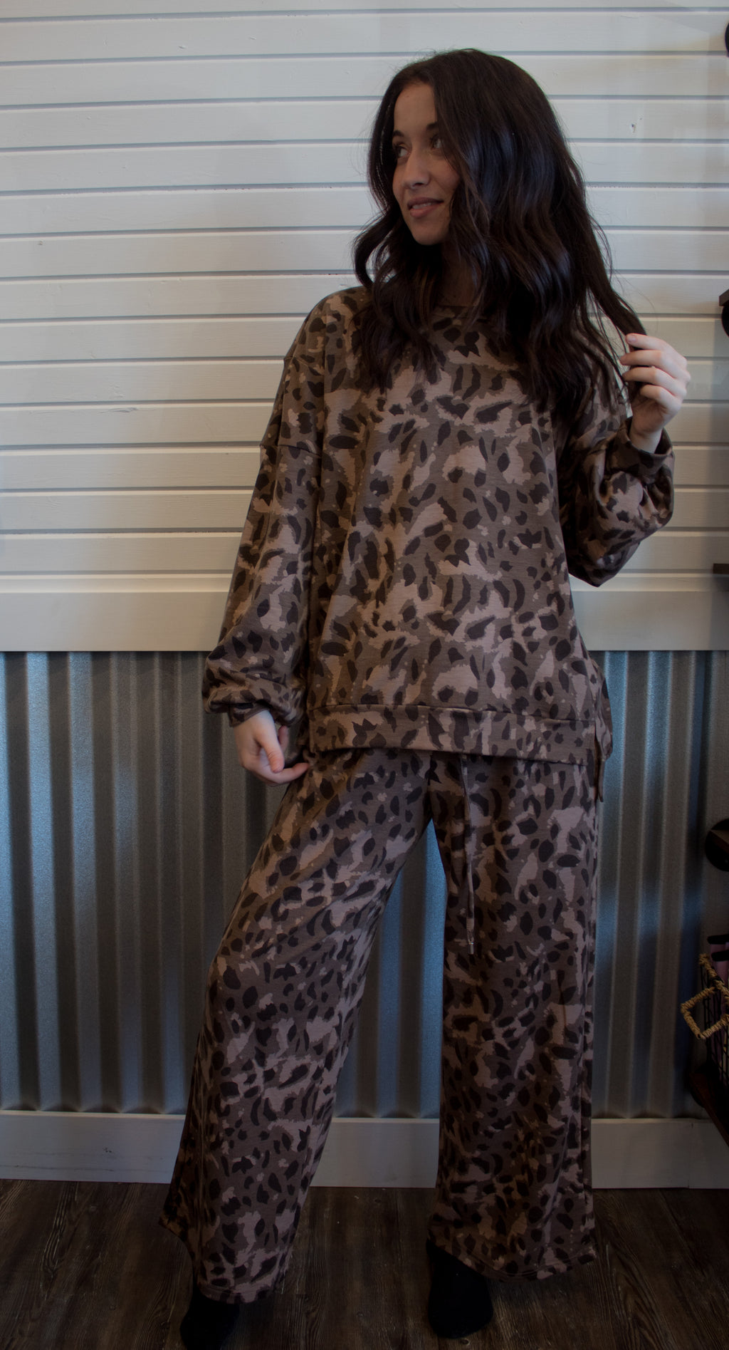 Leopard Lounge Set