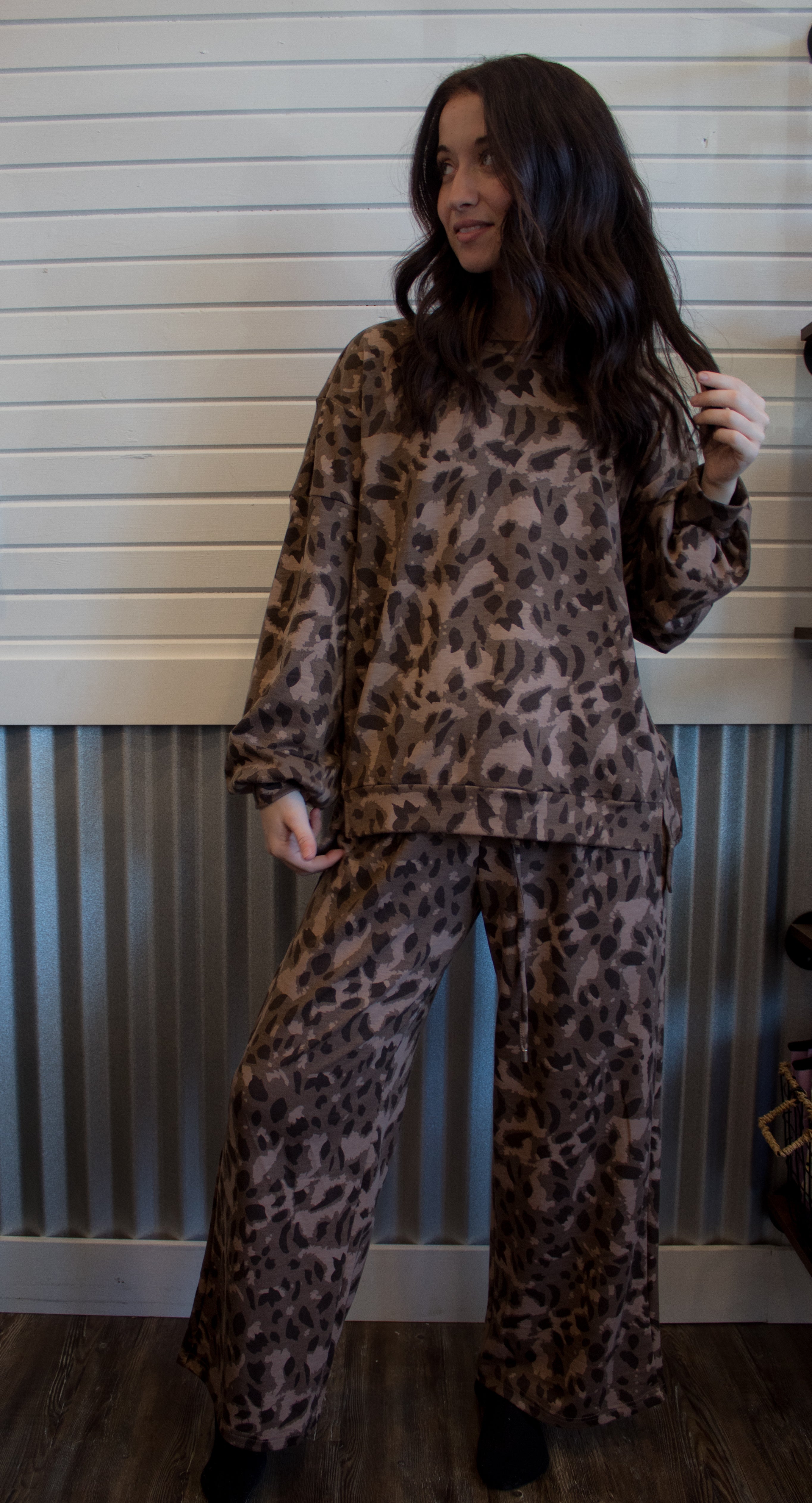 Leopard Lounge Set