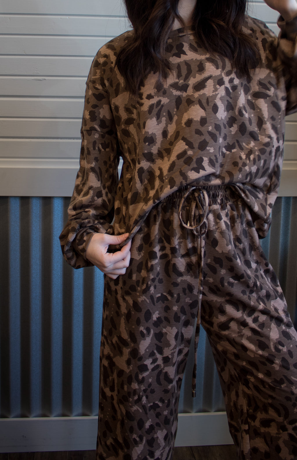 Leopard Lounge Set