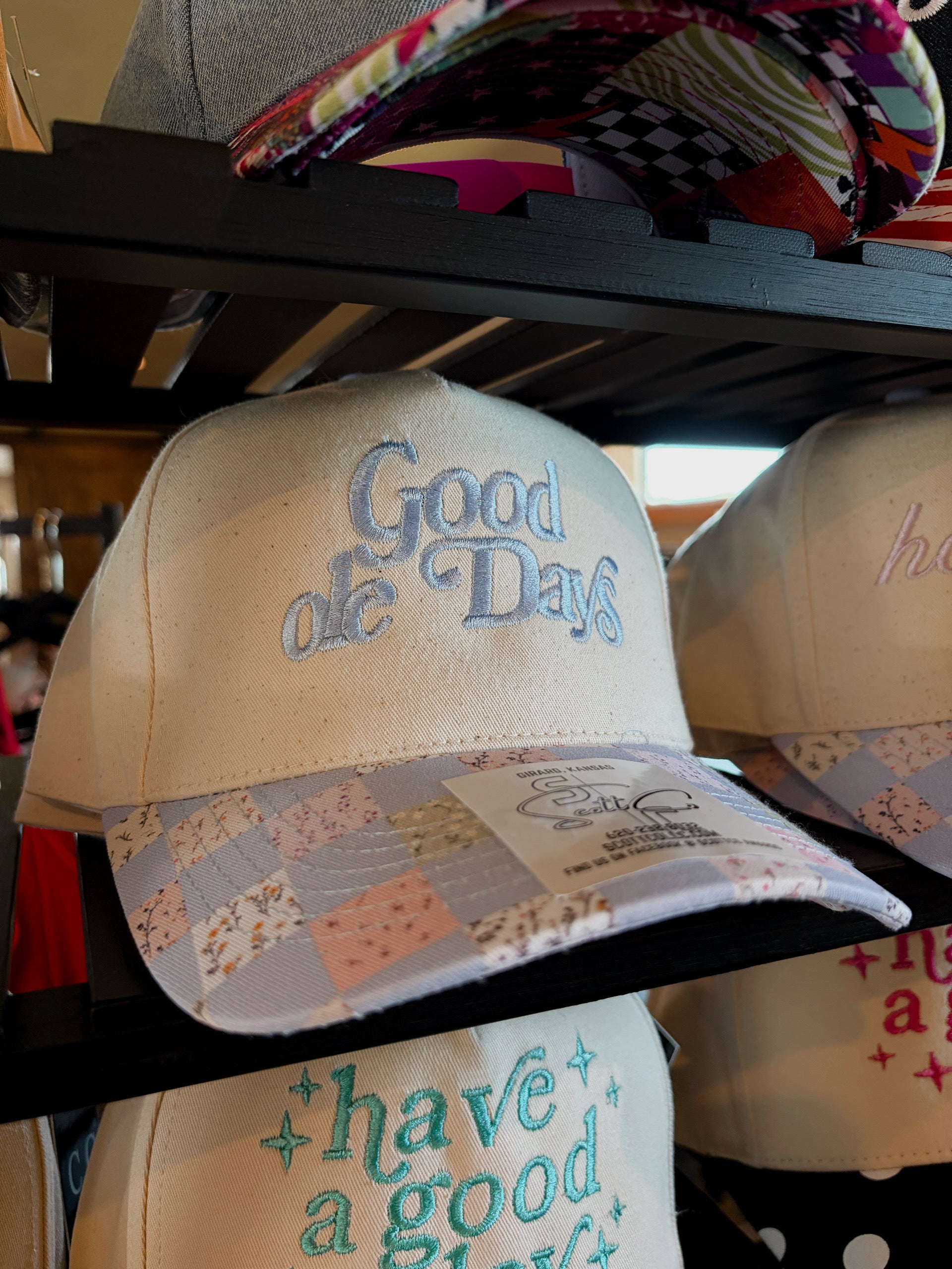 Good Ole Days Floral Trucker