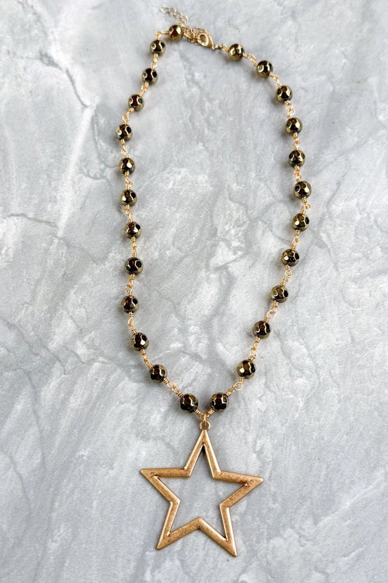 Talus Star Gold Necklace