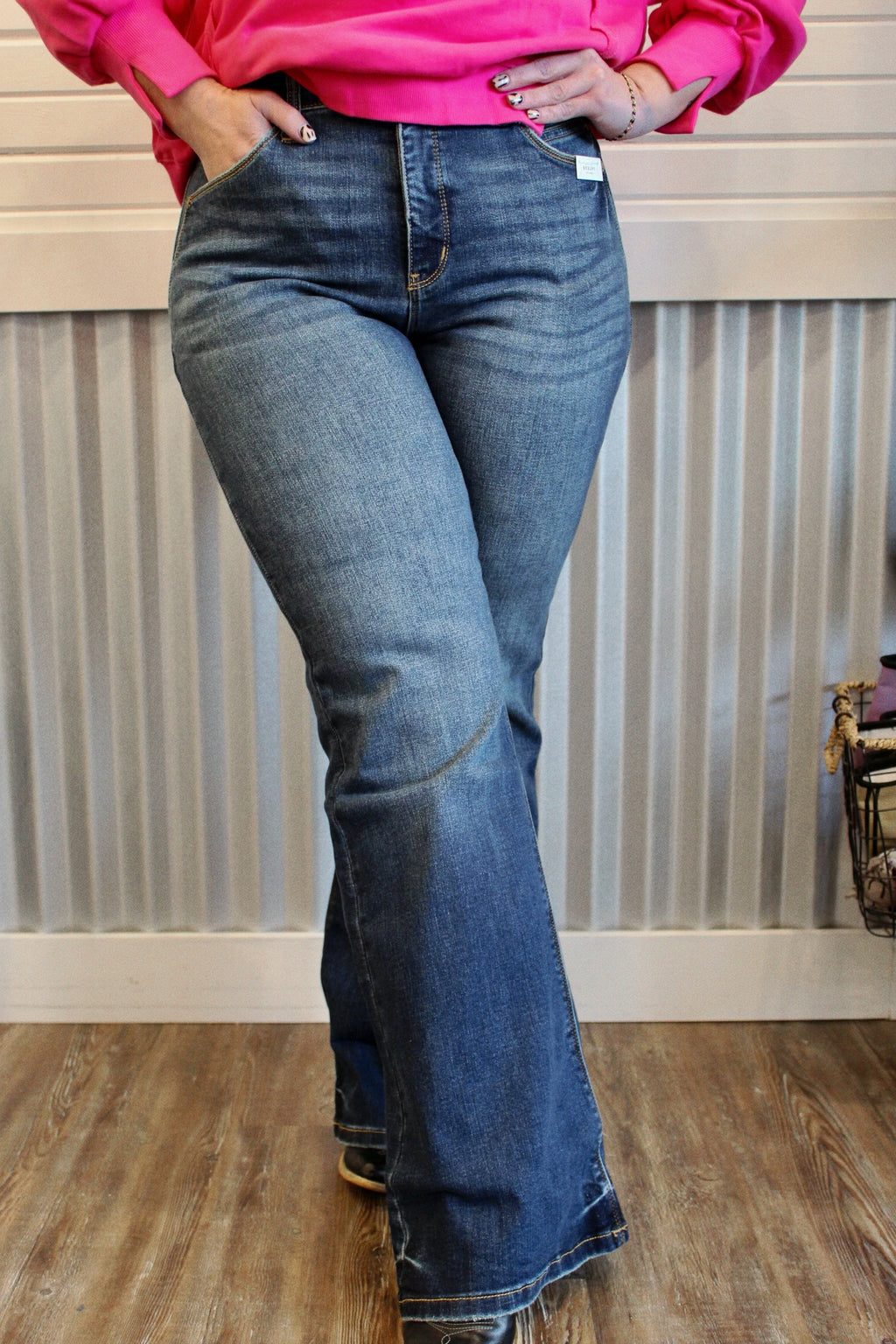 Tummy control high rise holly flare jeans