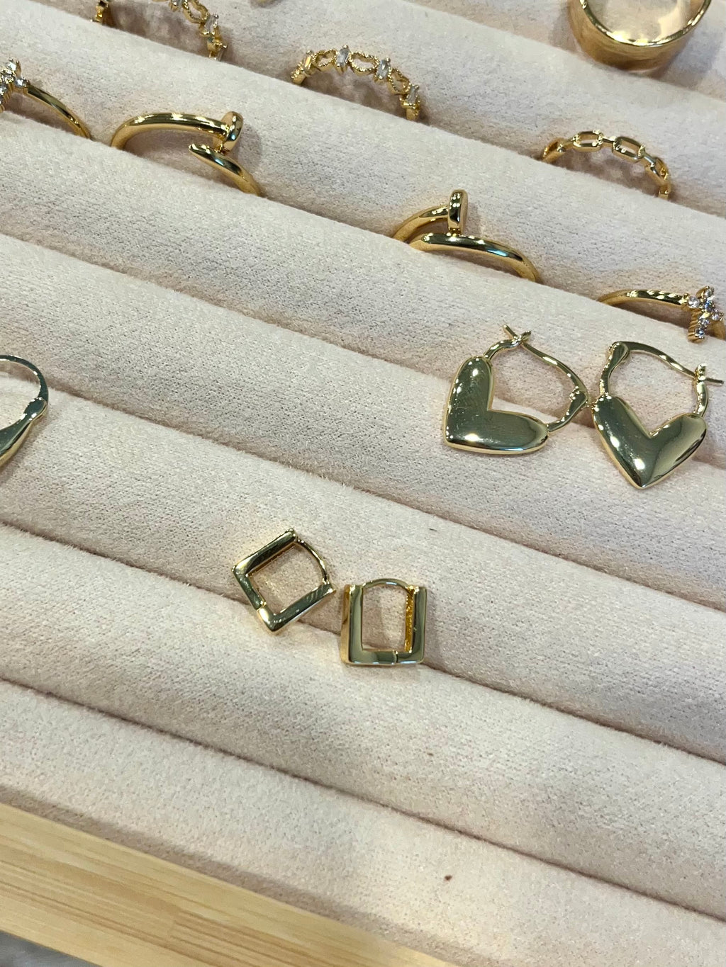 Gold Filled 10mm Mini Square Cartilage Huggie Hoop Earrings