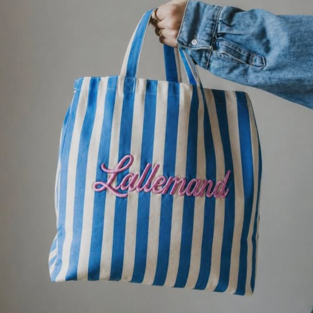 Organic Striped Tote
