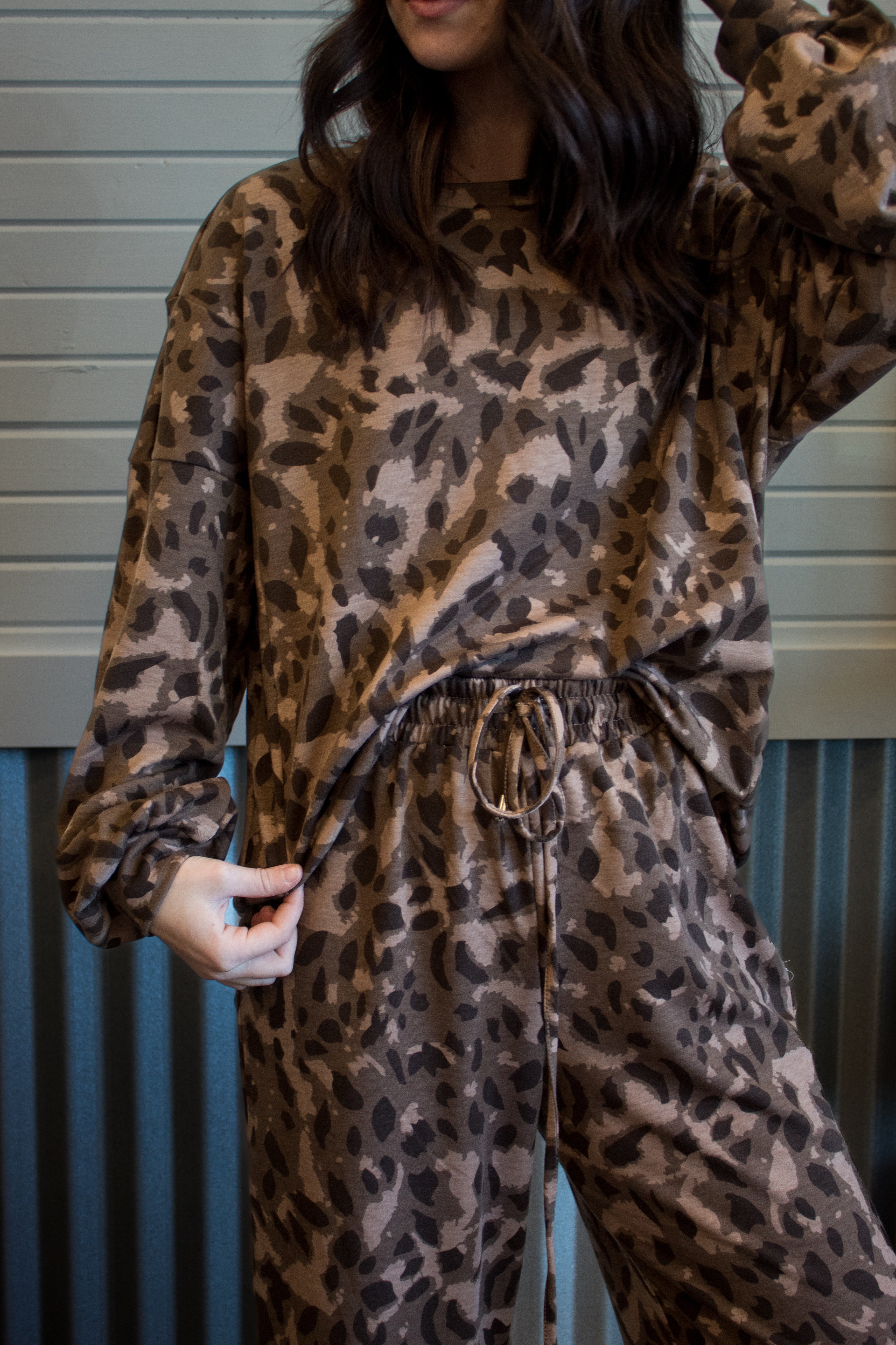 Leopard Lounge Set