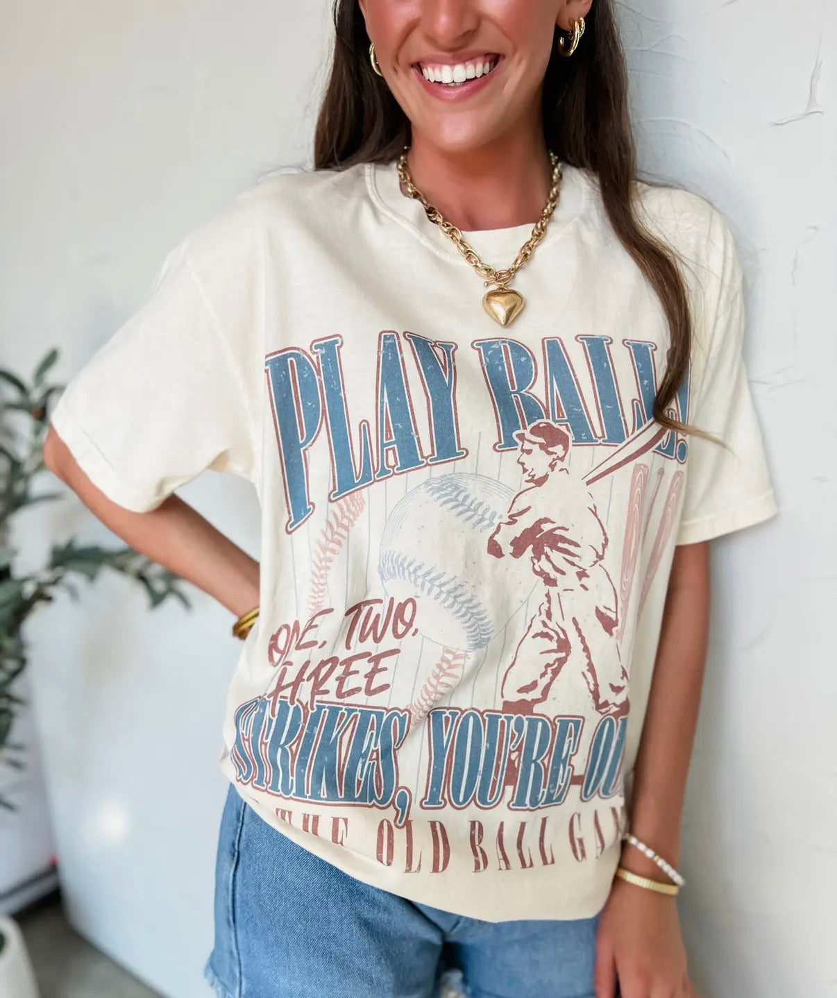Vintage Play Ball Tshirt