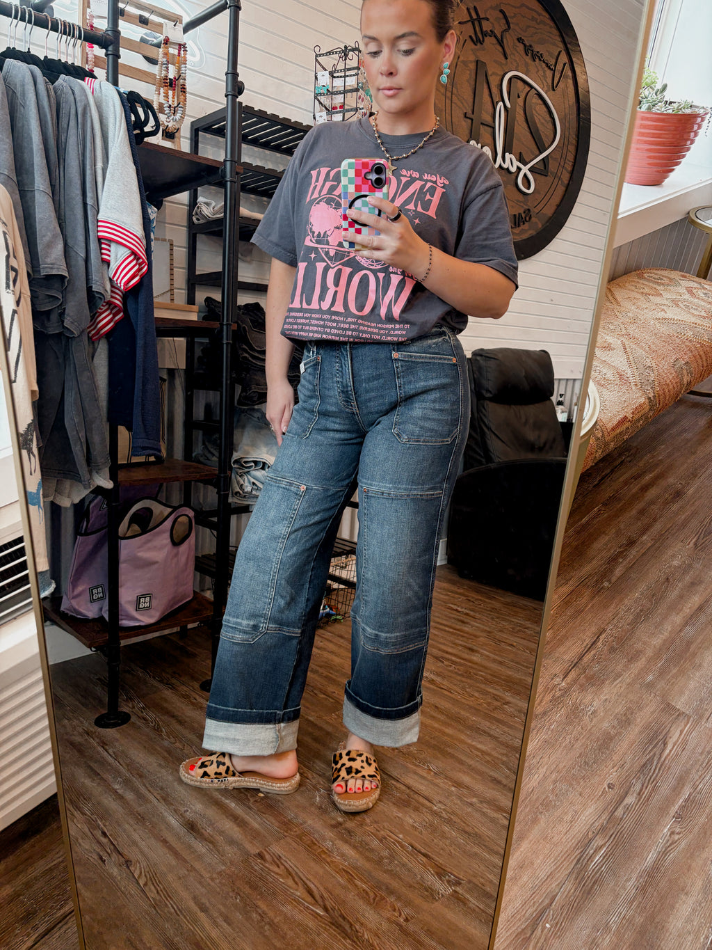 AV Relaxed wide leg jean