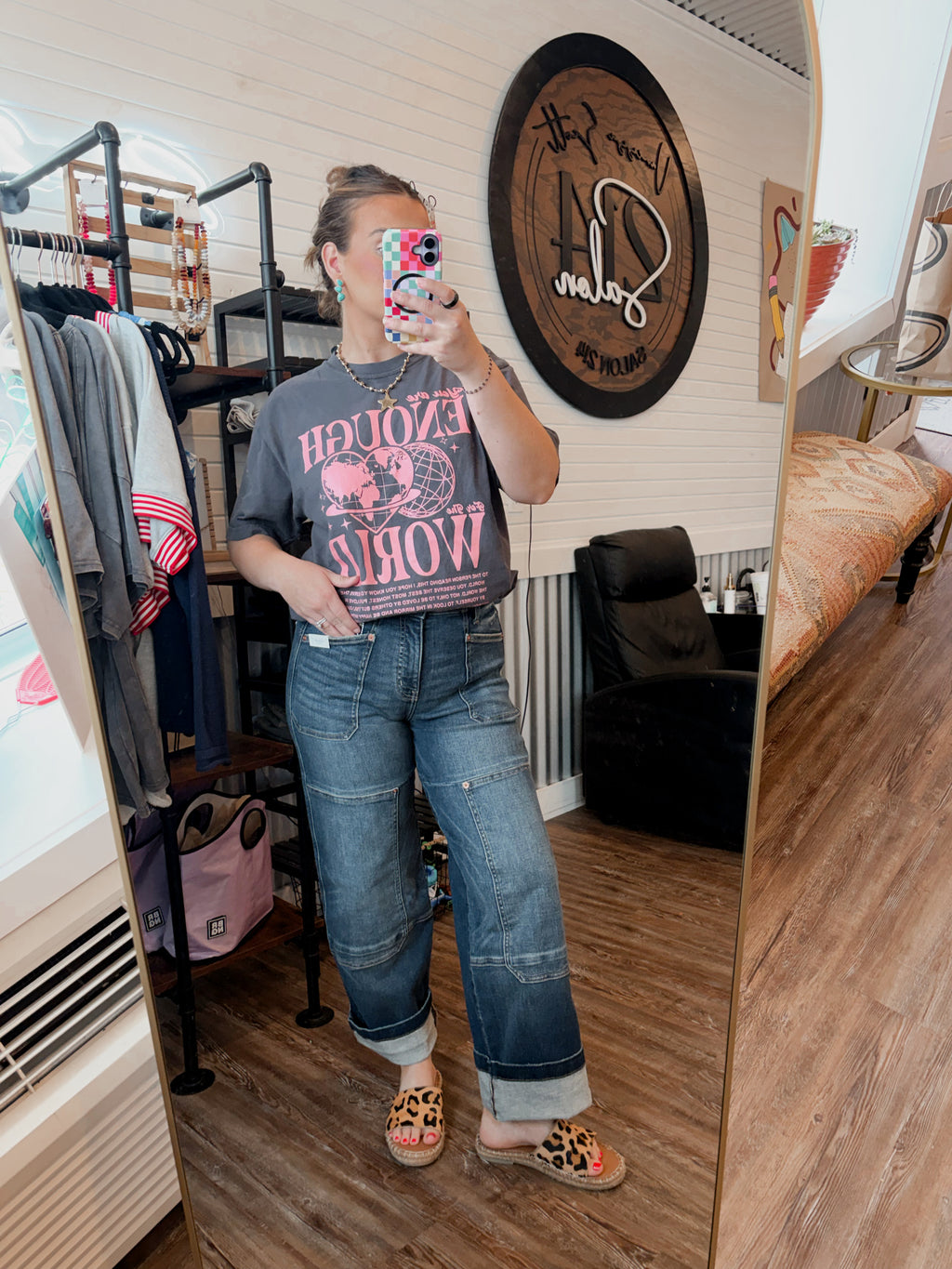 AV Relaxed wide leg jean