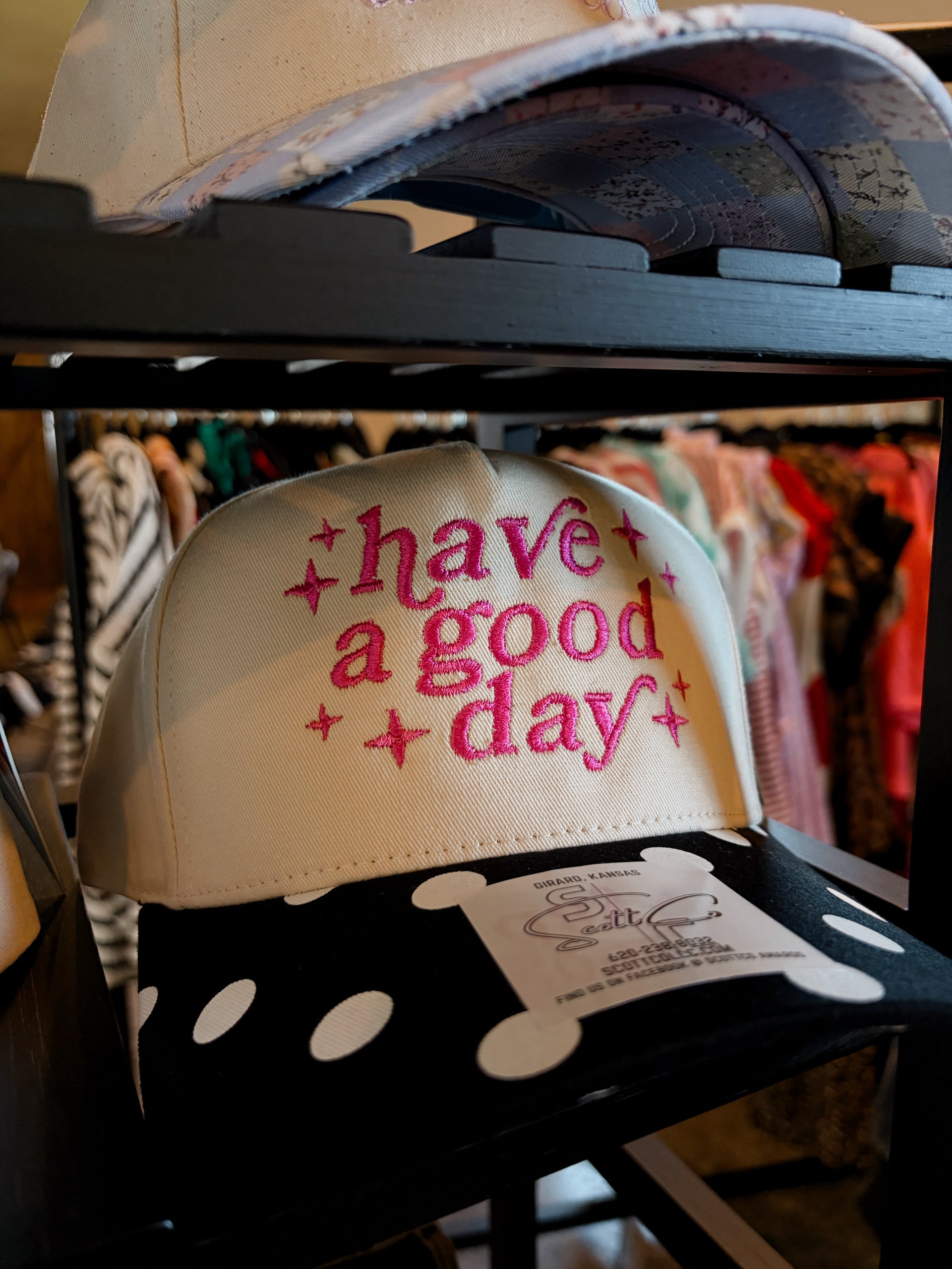 Have a good day poka dot trucker