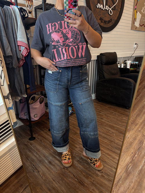 AV Relaxed wide leg jean