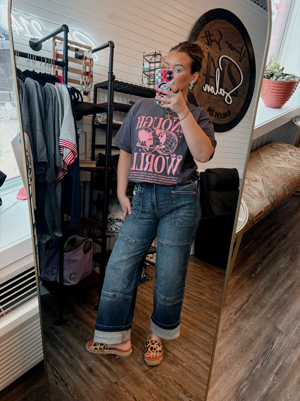 AV Relaxed wide leg jean