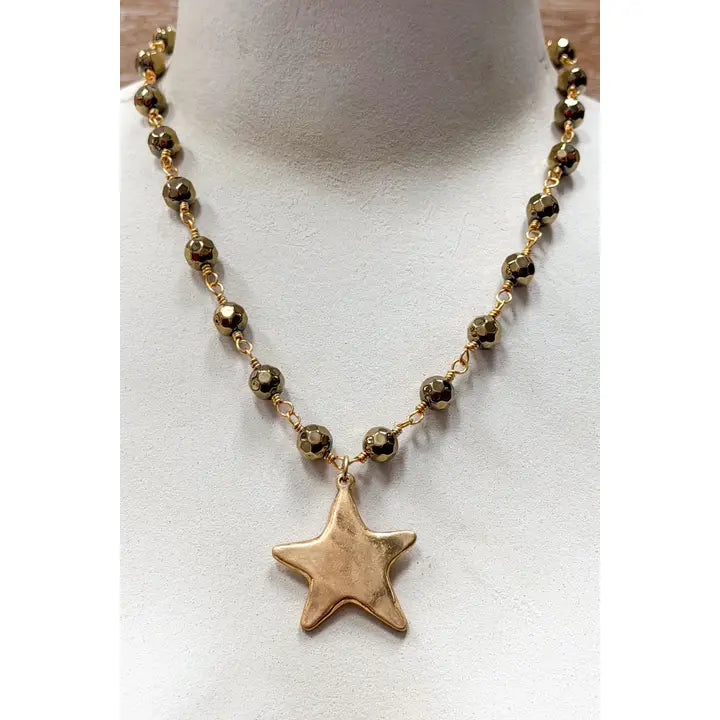 Talus Star Gold Necklace